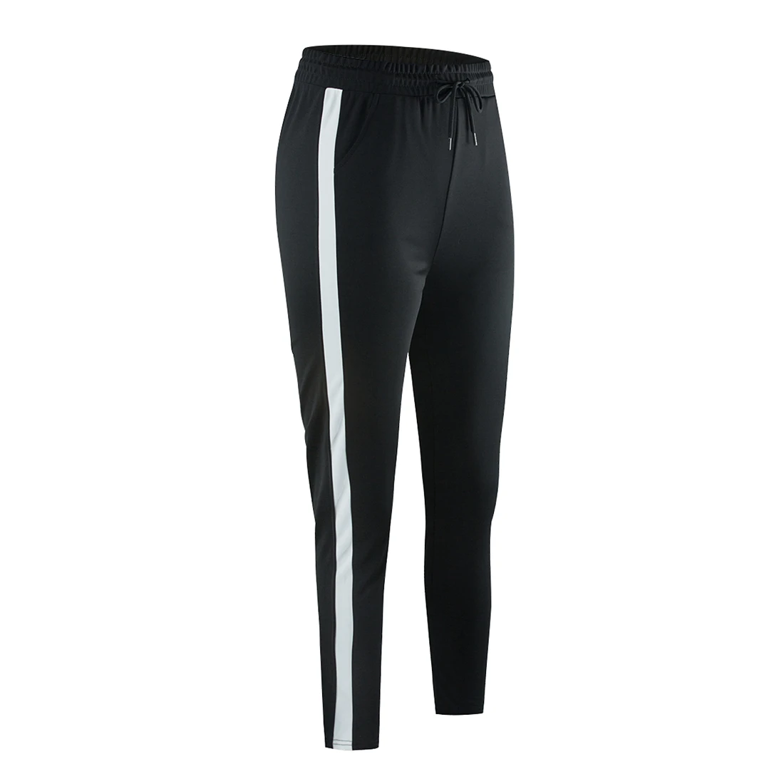 

Street Spring Sweatpants Women Casual Harem Pants Loose Trousers Women Black Striped Side Sweat Pants Female Stripe Long Pant