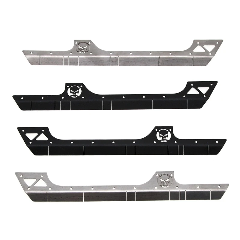 

2pcs/set Metal Side Skirt Surround for SCX10 90046 90047 Simulation RC Crawler Toy Car 313 Wheelbase Buggy Model