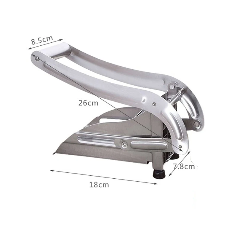 Бытовая нержавеющая сталь кухня картофеля слайсер для фри инструмент огурец