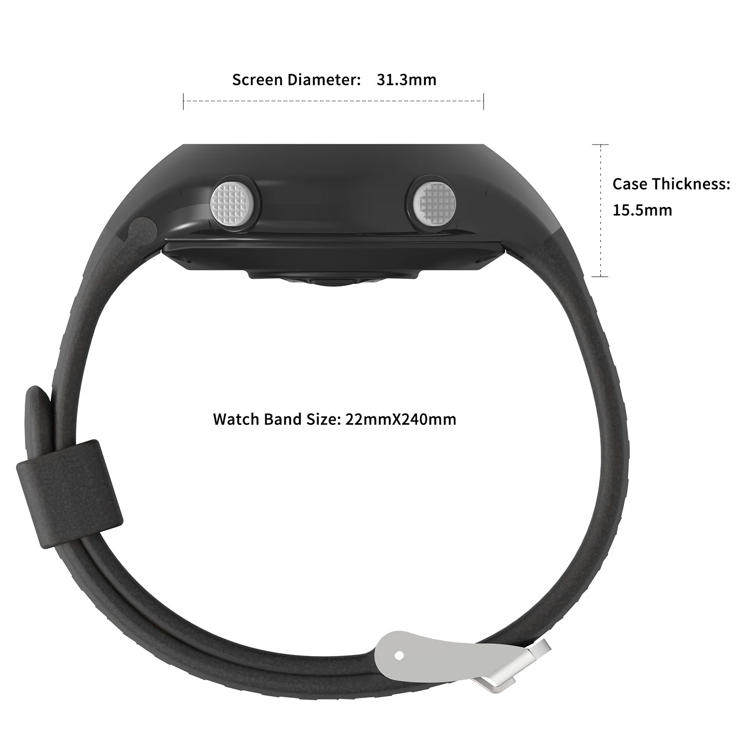 Мужские спортивные цифровые часы оптический датчик монитор сердечного ритма