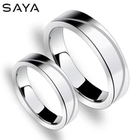 2022 tungsten carbide engrave ring set pair matching engagement free shipping customized