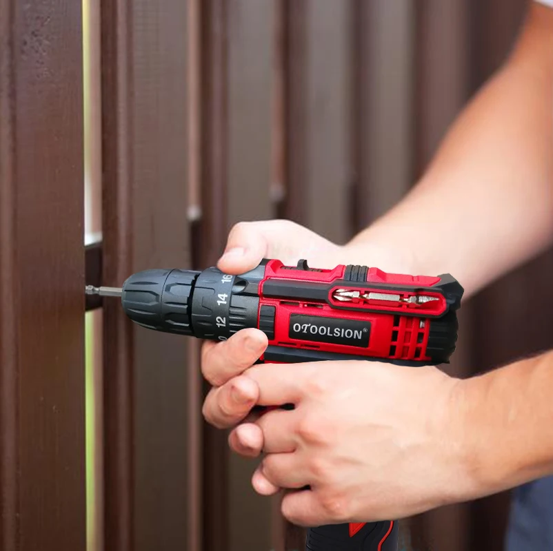 Электрическая дрель 16 8 в беспроводная а/ч электрический инструмент отвертка с