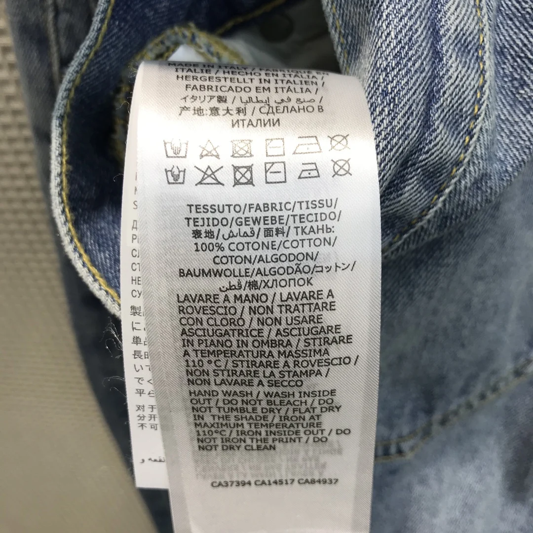 

Luxury Brand Jeans Pants Women 2021 Early Spring New Fashion Hole High-Waist Straight Trouser 100% Cotton Light Blue Denim Pants