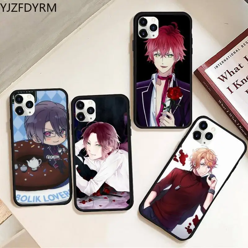 Резиновый чехол для телефона с изображением влюбленных аниме Devil IK iPhone 11 pro XS MAX 8 7 6