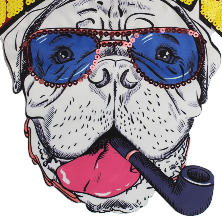 Новое поступление блестящие нашивки Vengeance Dog нашивка на одежду или сумку швейные