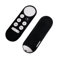 silicone case protective skin cover for google chromecast 2020 remote control protective cover with lanyard