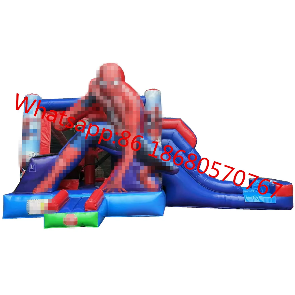 Family backyard bouncy castle, inflatable pool slide combination playground