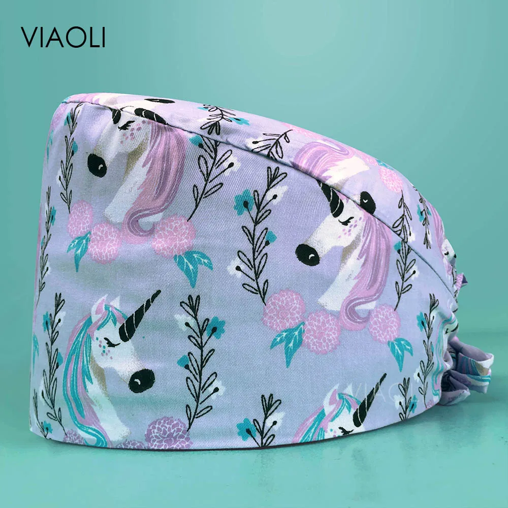 

Женские хлопковые шапки-скрабы, впитывающие эластичные шапки для ухода за домашними животными, шапки для ухода за домашними животными, шапк...