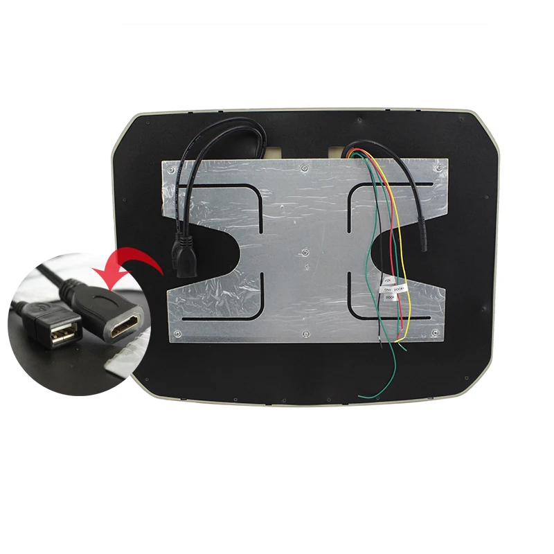 15 6 дюймовый светодиодный цифровой экран Автомобильный дисплей с креплением на