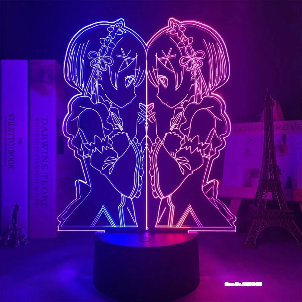 

Ночсветильник светодиодный акриловый прозрачный с 3D Цифровым принтом, милая девушка, украшение для спальни, подарок на день рождения, менсв...