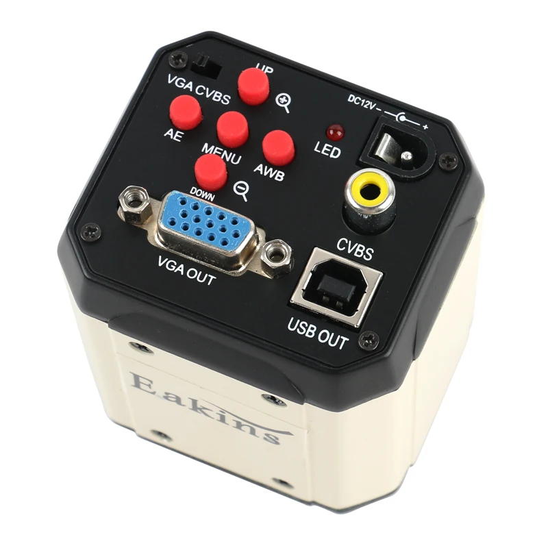 Цифровой цифровой электронный видеомикроскоп 2 0 МП HD 3 в 1 VGA CVBS USB AV TV промышленный