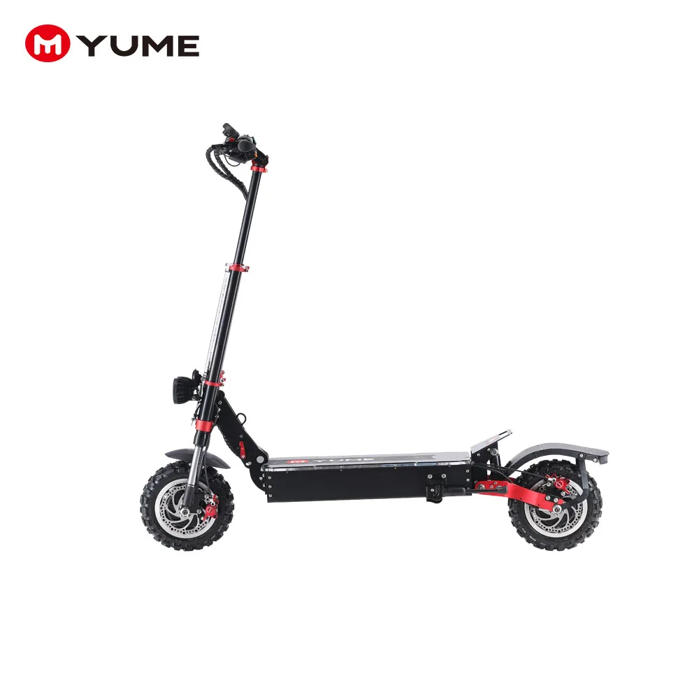 Электрический складной скутер Yume Y11 Plus 5600 Вт 11 дюймов 60 в литиевая батарея большой