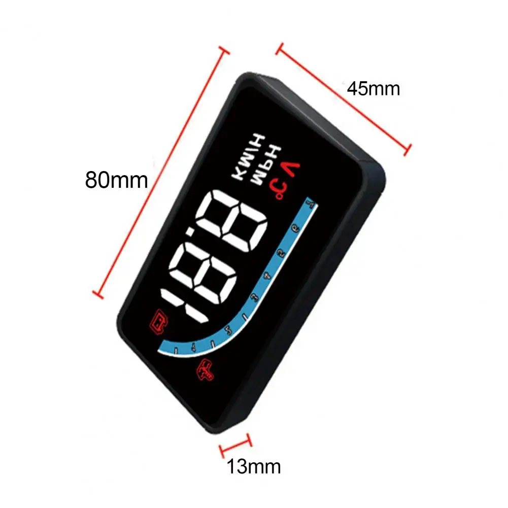 

Car Monitor OBD2 II EUOBD Overspeed Warning System Projector Windshield Auto Electronic Voltage Alarm Car HUD Head Display