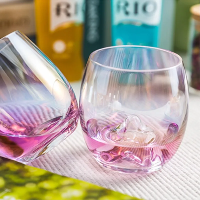 Кружка для кофе с радужным стеклом JO LIFE кружка чая и пива волшебного цвета