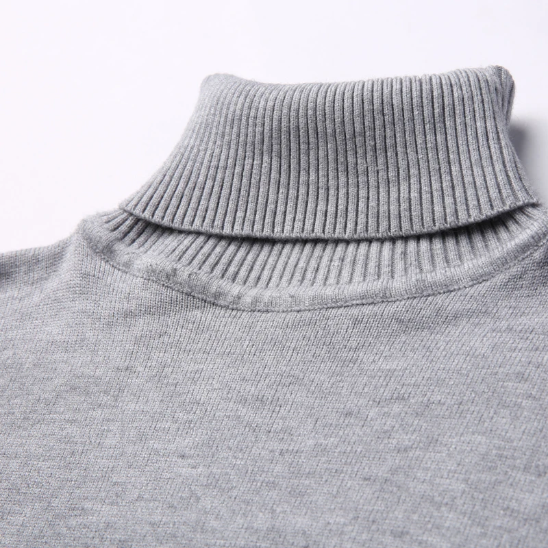 Свитер мужской плотный теплый с высоким воротом 52529 | Мужская одежда