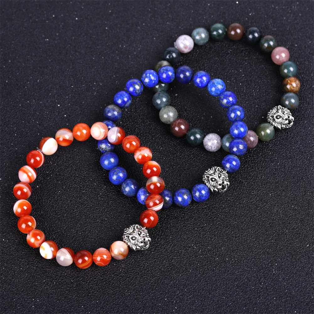 

stripe Carnelian mens accessorie Gift for man fashion jewelry Stainless steel jewelry woman Girls bracelet handmade gift