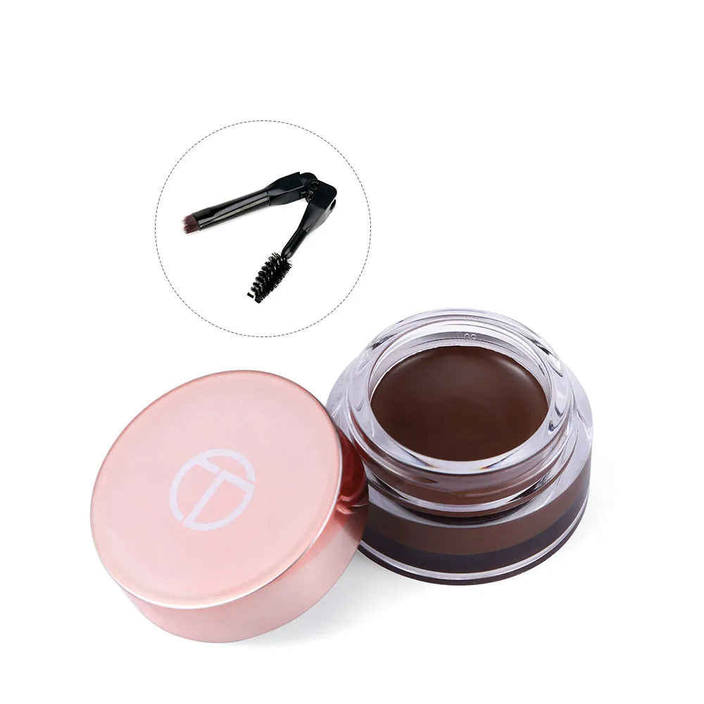 

Eyebrow 6 Colors Waterproof Eyebrow Tattoo Long Lasting Professional Eyebrow Cream With Brush Makeup Cosmetic