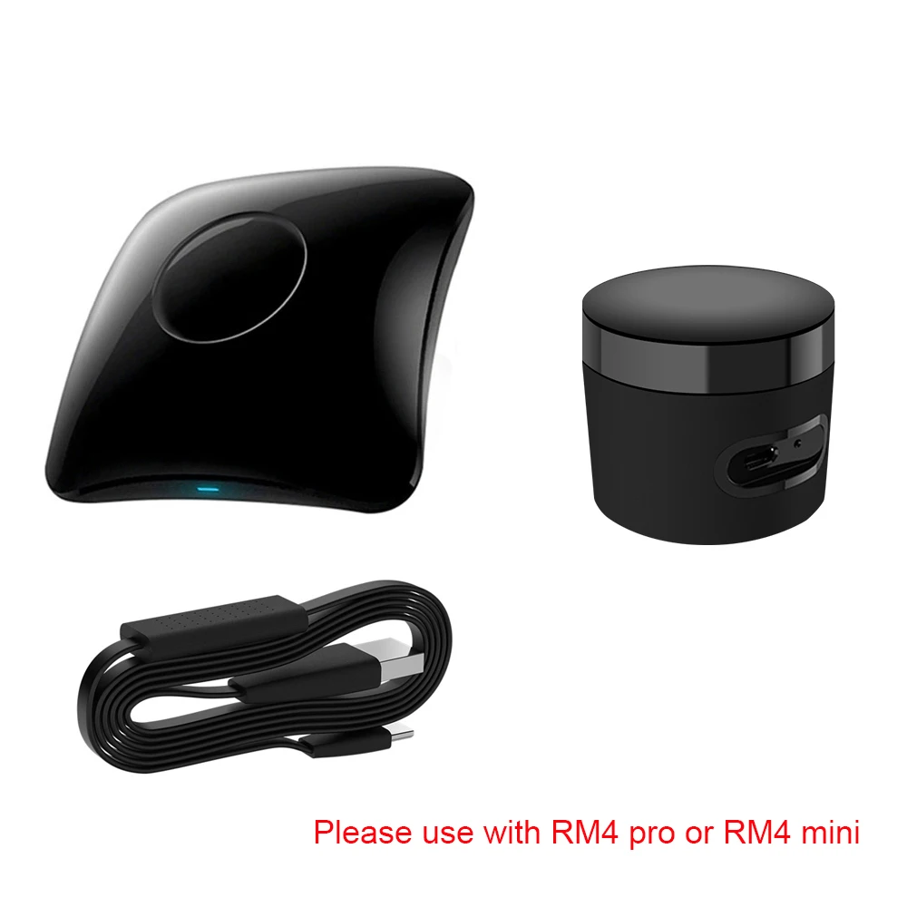 

2020 Broadlink HTS2 USB Port Tempetature Humidity Sensor Detector Work With RM4 mini RM4 Pro Smart Remote For Smart Home