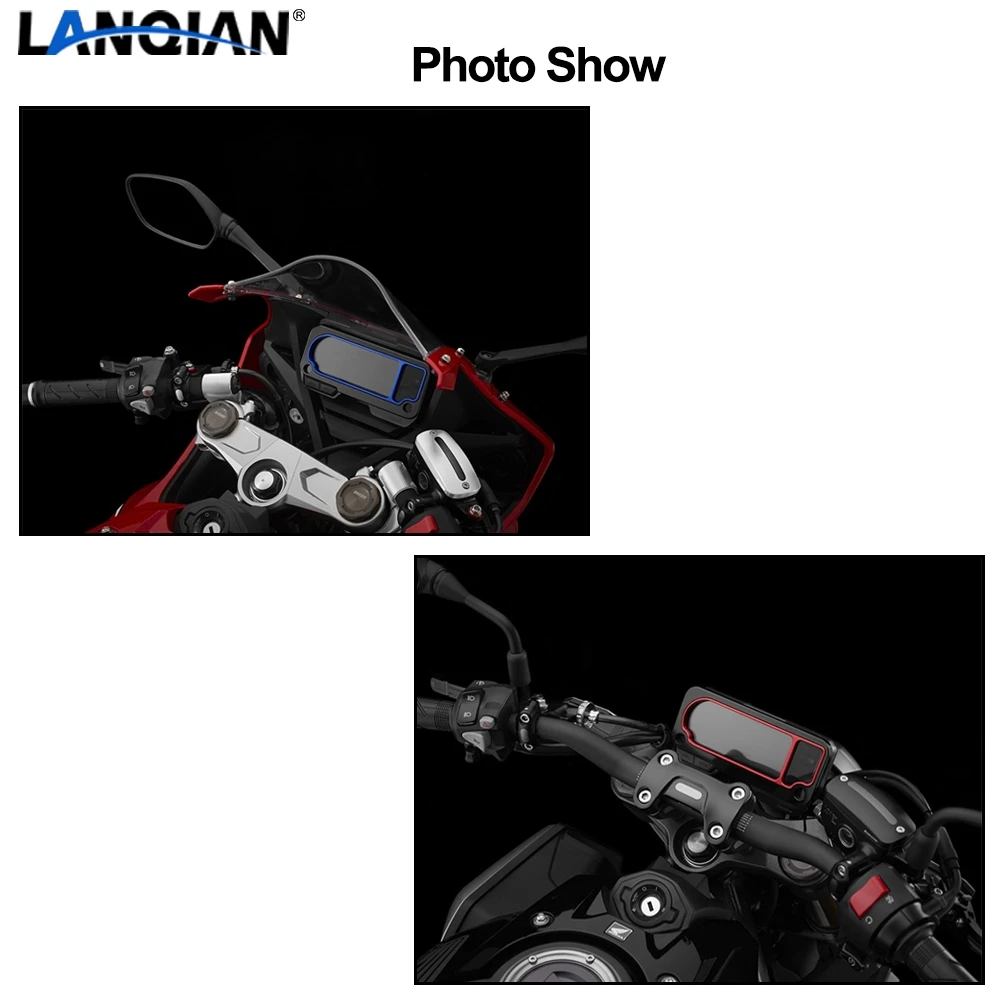 

For Honda CBR650R CBR 500R CBR 650R CB 650R CB 500 X F 2019 2020 2021 Motorcycle Frame Screen Instrument Meter Case Guard Cover