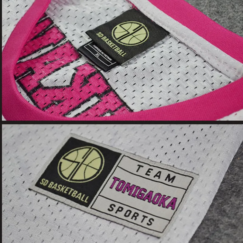 

Anime Slam Dunk TOMIGAOKA RUKAWA 4# Basketball Jersey Cosplay