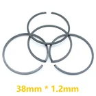 Кольца поршневые, 38 мм х 1,2 мм, 4 шт.лот, для бензопилы STIHL MS180, 018, MS 180, 1130, 3002