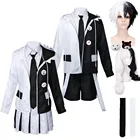 Аниме Danganronpa V3: Killing Harmony Косплей Высокое качество Монокума унисекс косплей костюм парик полный комплект одежды