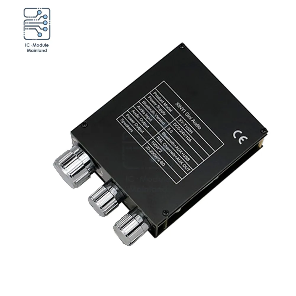 Плата цифрового усилителя Bluetooth TPA3116D2 DC5-24V Вт 100 5 0 | Электронные компоненты и