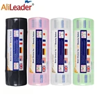 Профессиональная фотобумага для шеи черная, розовая, зеленая, белая, для парикмахерской, туалетный столик для волос, 5 рулонов