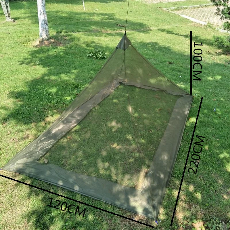 

Camping Tent Ultralight Mosquito Repellent Mesh Net Outdoor Insect Bugs Shelter Pyramid Mesh Net Camping Tent Outdoor