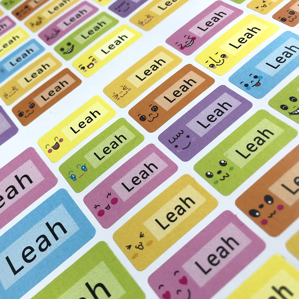 114 шт. стикер с выражением смайлика персонализированные наклейки именем