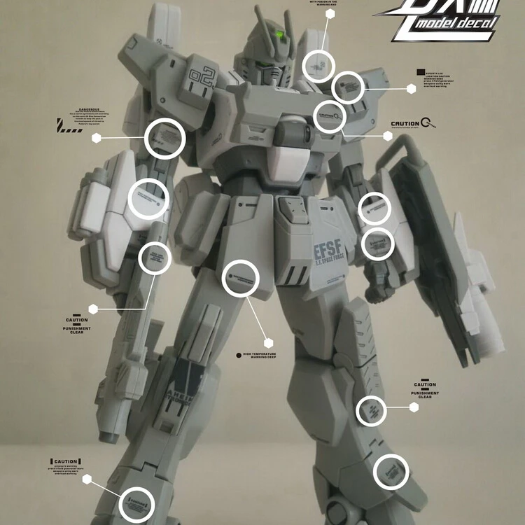 Для Gundam Detail up Decal C001 + C002 C011 оптом| |