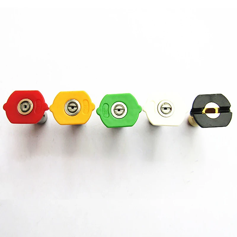 5pcs 1/4 ''quick Нержавеющая сталь антикоррозионные под разными углами сопло