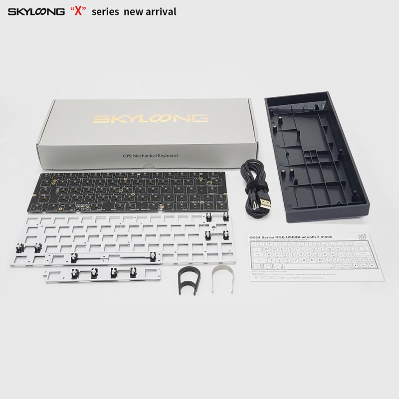 Новое поступление набор keypro GK64XS печатная плата RGB GH60 60% 64 клавиши горячая замена