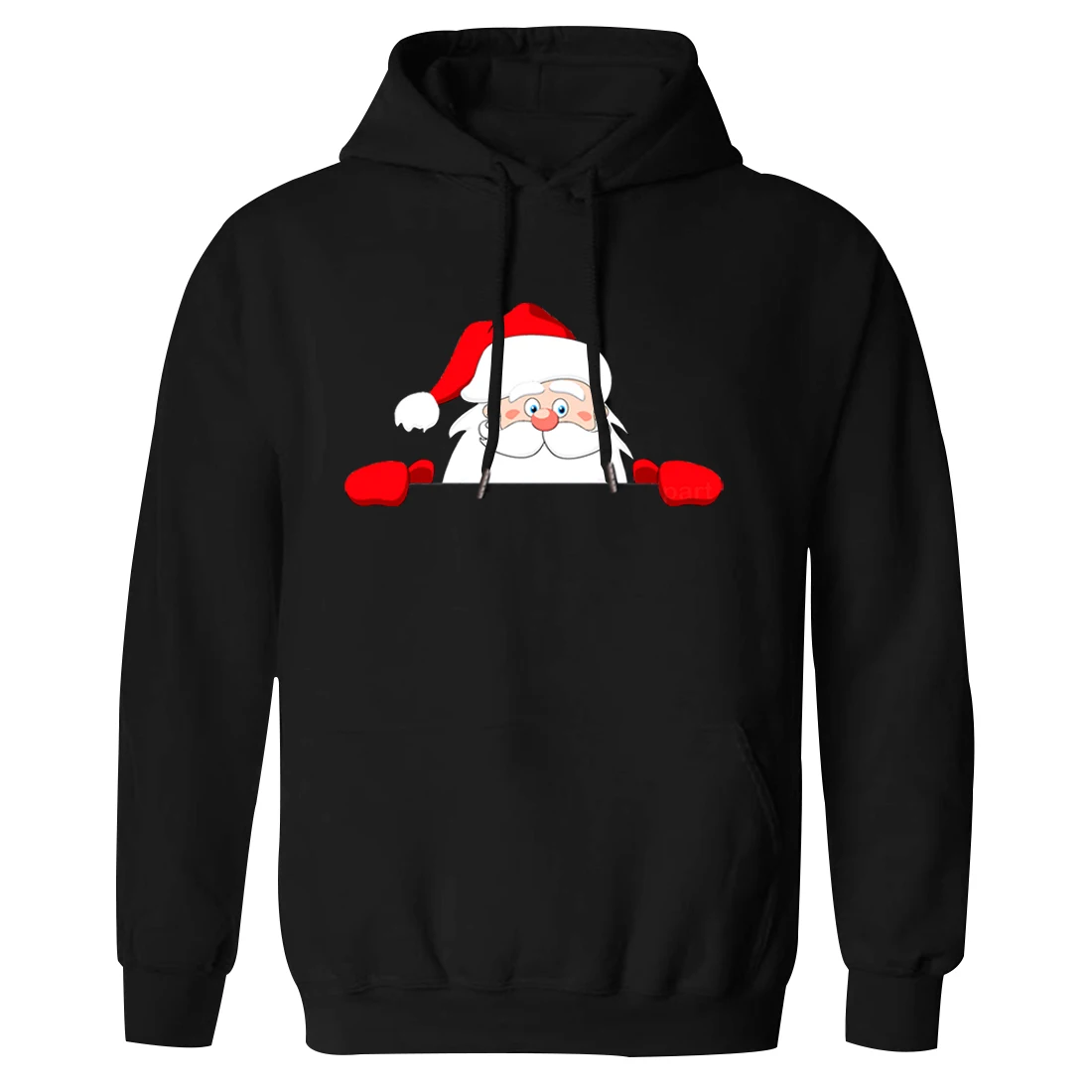 

Santa Claus Printing Mens Hooded Hip Hop Casual Sweatshirt Leisure Hipster Clothing Tops Autumn Long Sleeve Sudaderas Pullovers