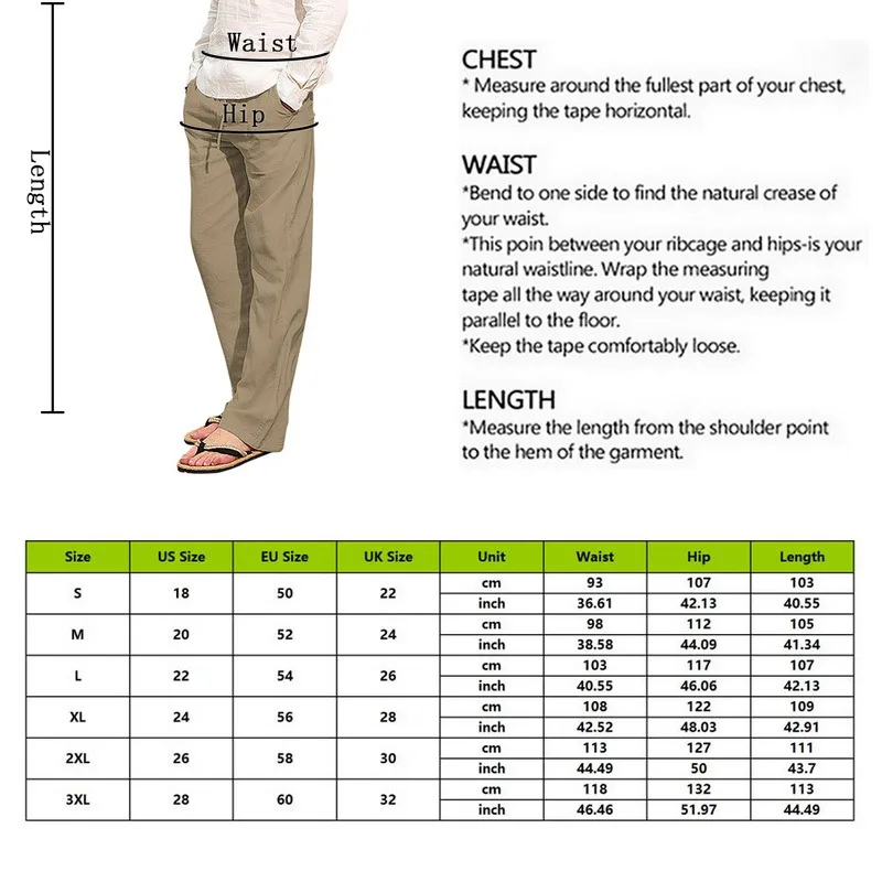 

Men Casual Cotton Linen Wed Leg thai fisherman Loose Long Pant White Black Solid Color Autumn Summer Plus Size S-3XL