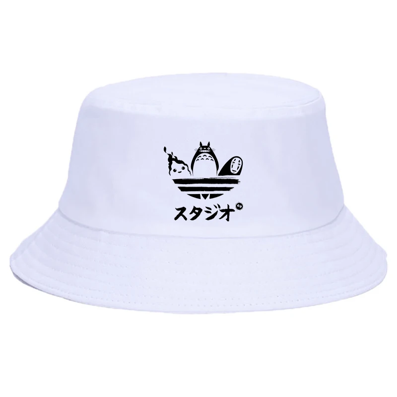 Панама с безликим лицом Totoro летняя двухслойная хлопковая шляпа от солнца|Мужская