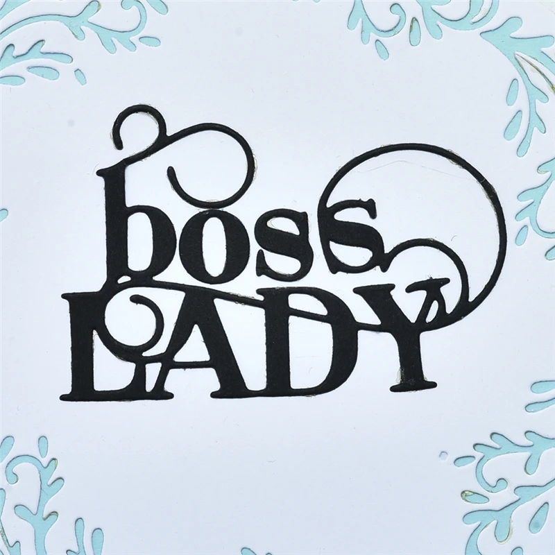 Металлические штампы Eastshape Boss Lady новинка 2019 для изготовления открыток