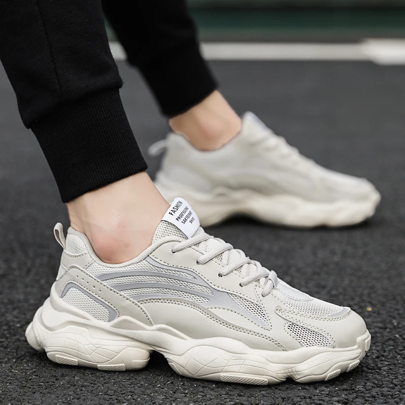 BESCONE/мужская повседневная обувь Модные дышащие Туфли-светильник удобные мужские