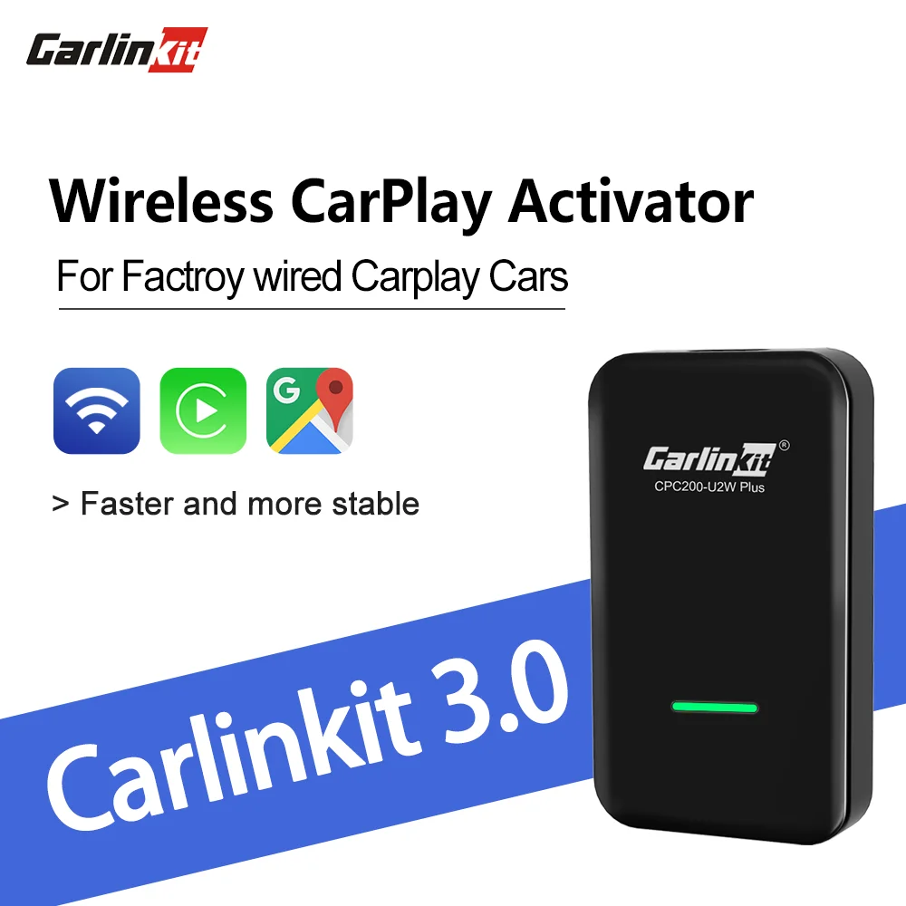 Loadkey & Carlinkit 3.0 CarPlay Wireless Adaptor for Audi Benz Mercedes Volvo VW Volkswagen Subaru Kia Mazda AriPlay CarPlay2air