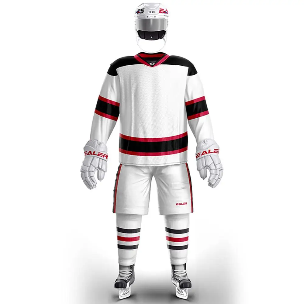 

COLDOUTDOOR adult youth blank ice hockey practice jerseys for men and boy white,red team home and away clothes customizable