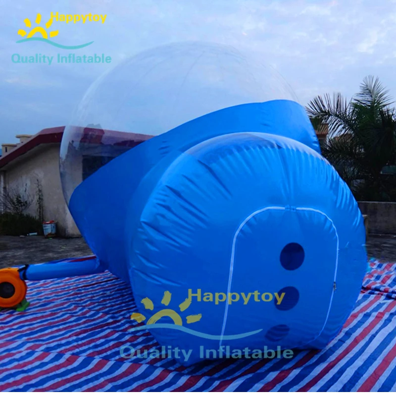 Günstig Outdoor Kabine Haus Camping Transparent Iglu Kuppel Klar Aufblasbare Blase Zelt Lodge Ballon