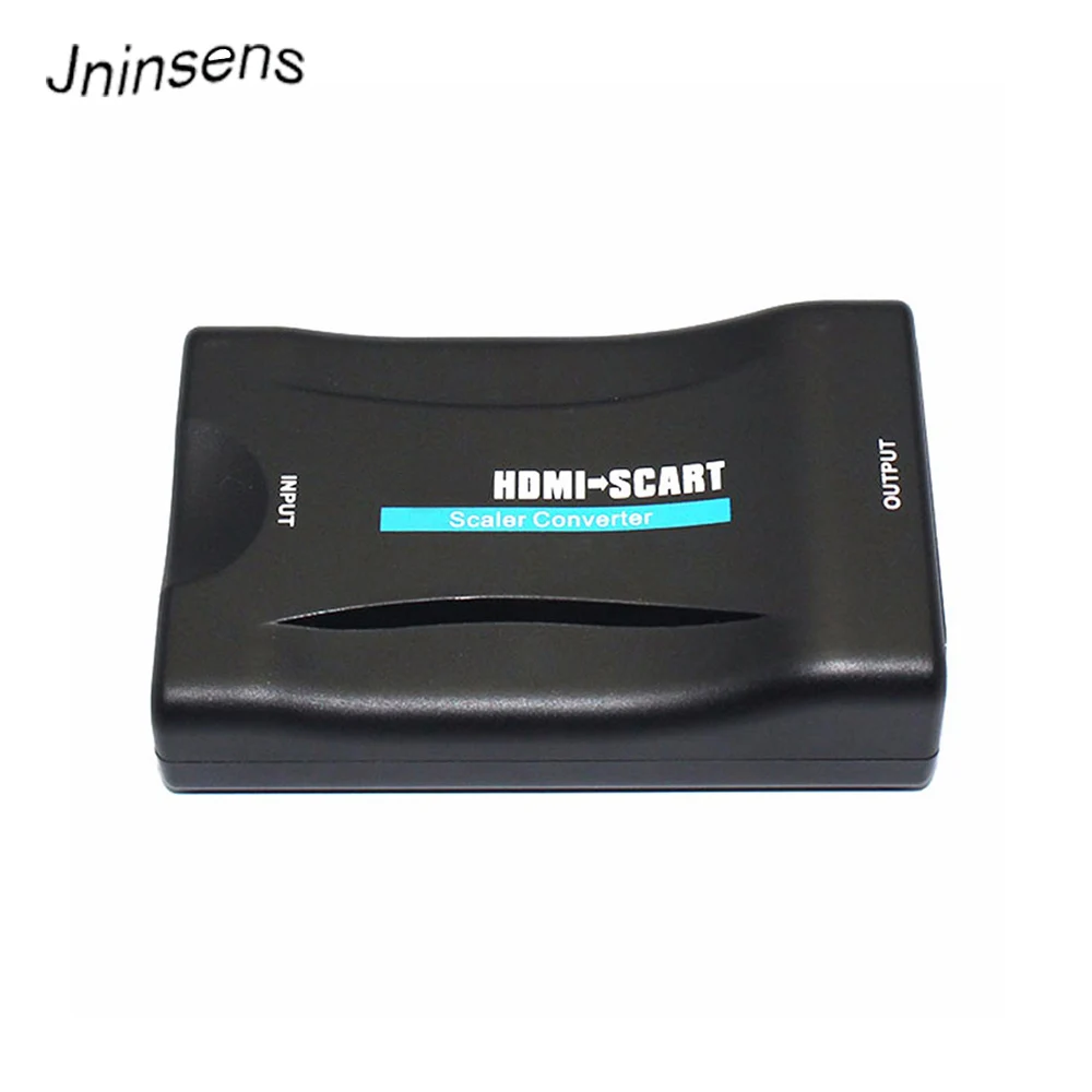 Конвертер HDMI в SCART 1080P композитный аудио видео адаптер для HDCP Blu Ray DVD STB SKY с блоком