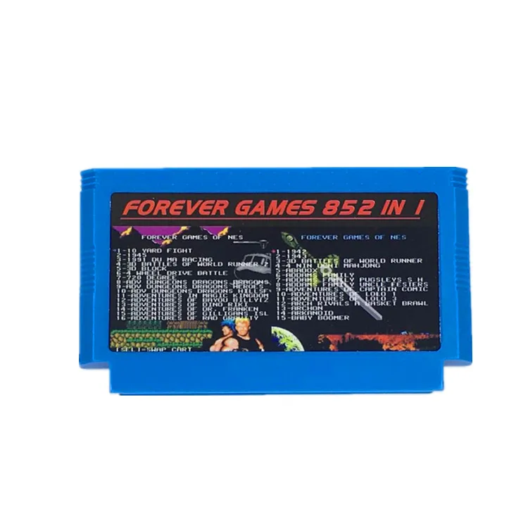 Картридж для игр FOREVER DUO 852 в 1 (405 + 447) игровой 60 всего чип флэш-памяти 1024 Мбит |