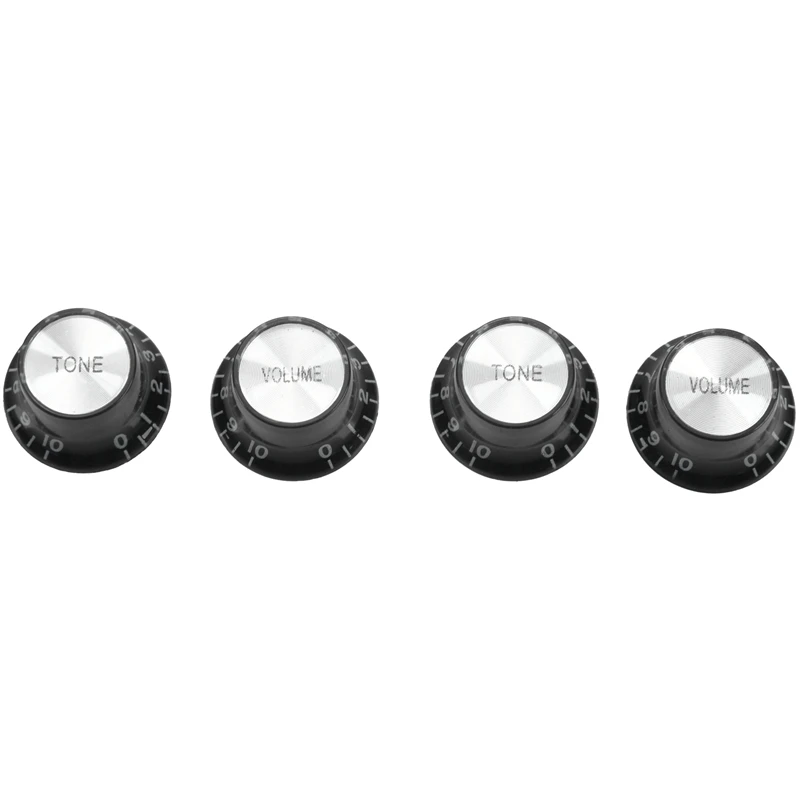 

Ручки для гитары 2 Тома и 2 тона Silver Top Hat Bell