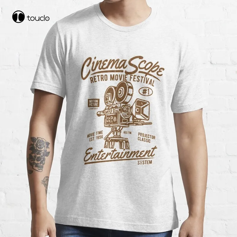 

Retro | Retro Movie Shirt | Cinemascope Shirt T-Shirt Cotton Tee Shirt