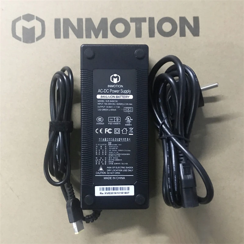 V5F Charger INMOTION V5F самобалансирующийся скутер, зарядное устройство для одноколесного электрического скейтборда, зарядное устройство, аксессуары для электропитания - Цвет: V5F Charger