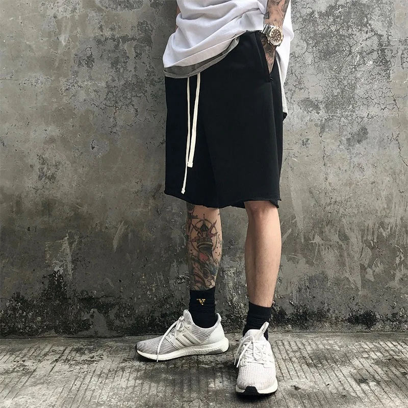 Мужские повседневные шорты в стиле хип-хоп уличная одежда мужские спортивные для