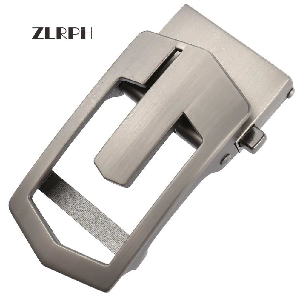 

Ремень ZLRPH мужской из натуральной воловьей кожи, Модный деловой пояс с автоматической пряжкой, 2021