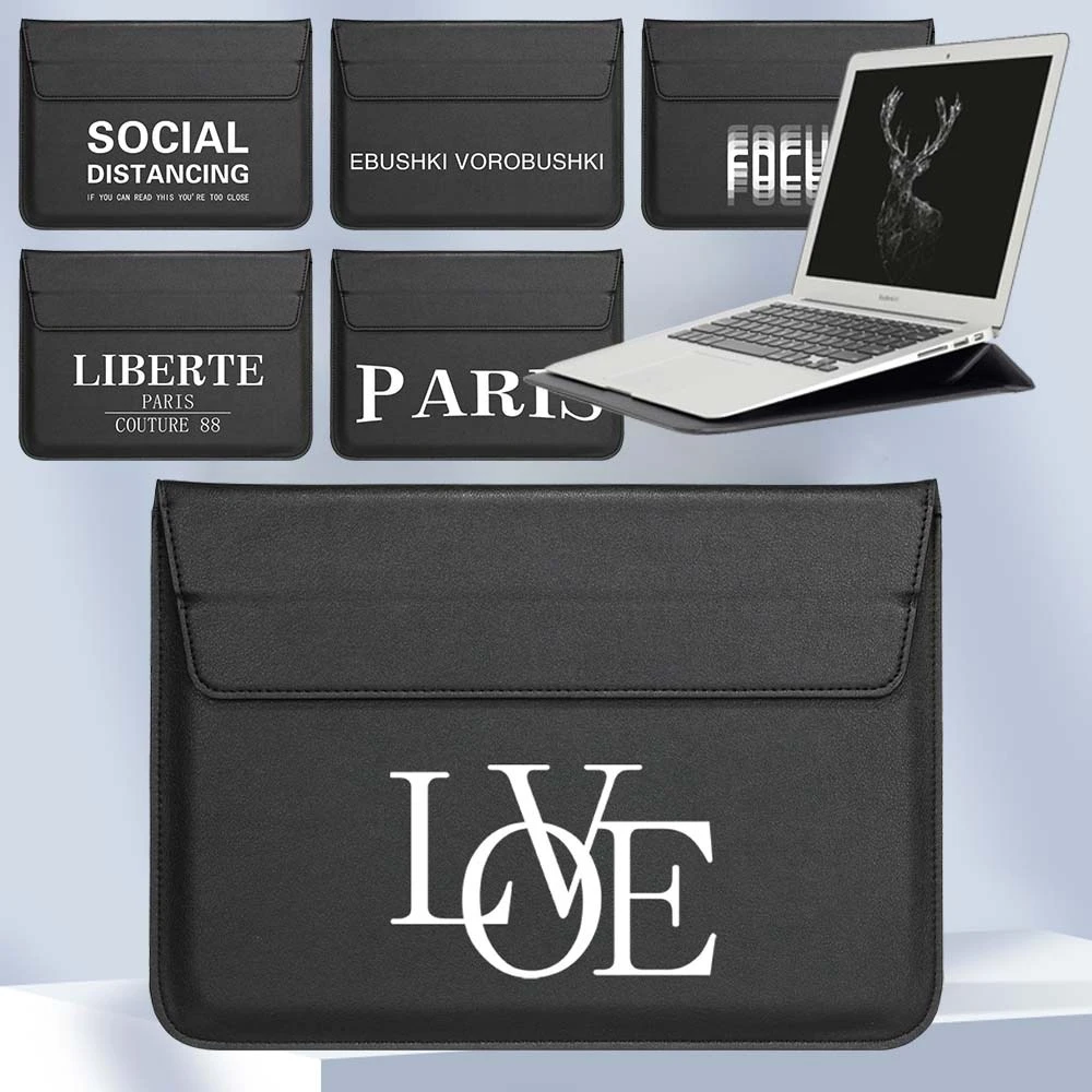 

For Macbook Pro 13 Laptop Bag Case Air 13.3 Notebook Printing Leather Stand Cover for 11 13 15 Inch Huawei Lenovo HP Dell Shell