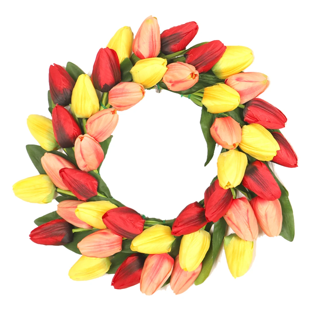 Искусственный Розовый венок цветок лента-гирлянда искусственный из подсолнухов